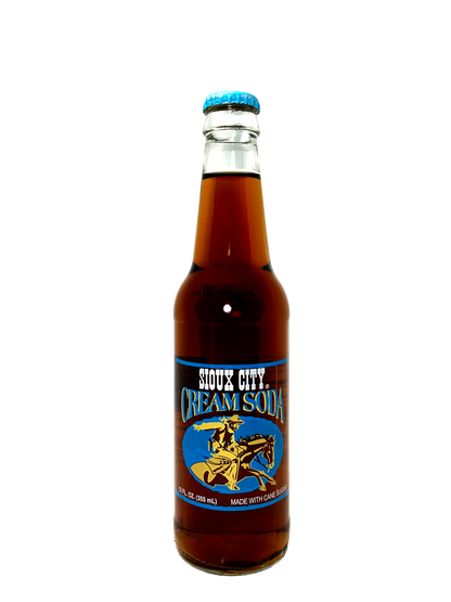 SIOUX CITY CREAM SODA 24 x 12oz bottles The creamy taste of the Wild West