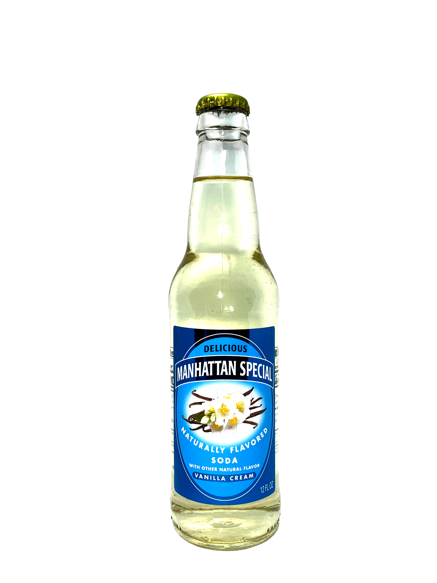 MANHATTAN SPECIAL VANILLA CREAM SODA "So Creamy" 24/12oz From Brooklyn NY