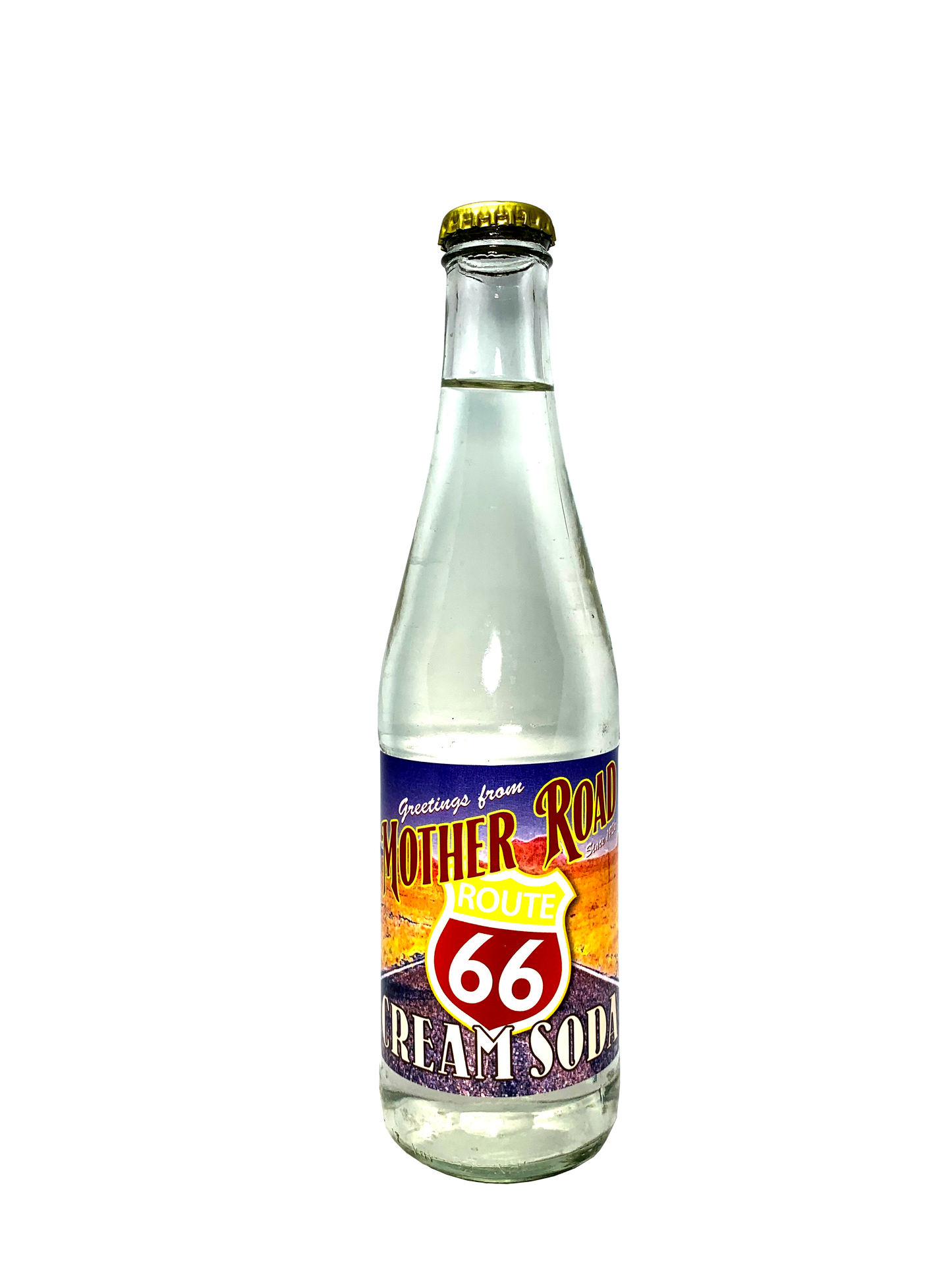 ROUTE 66 CREAM SODA 24x12oz "A Creamy Vanilly Road Trip In A Bottle"