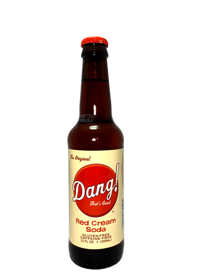 DANG RED CREAM SODA 24x12oz "Dang That's Good!" The Red You Remember!