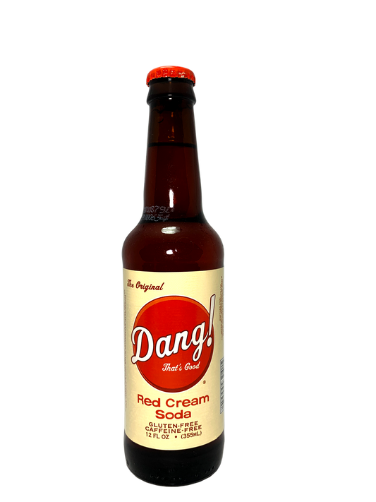 DANG RED CREAM SODA 24x12oz "Dang That's Good!" The Red You Remember!