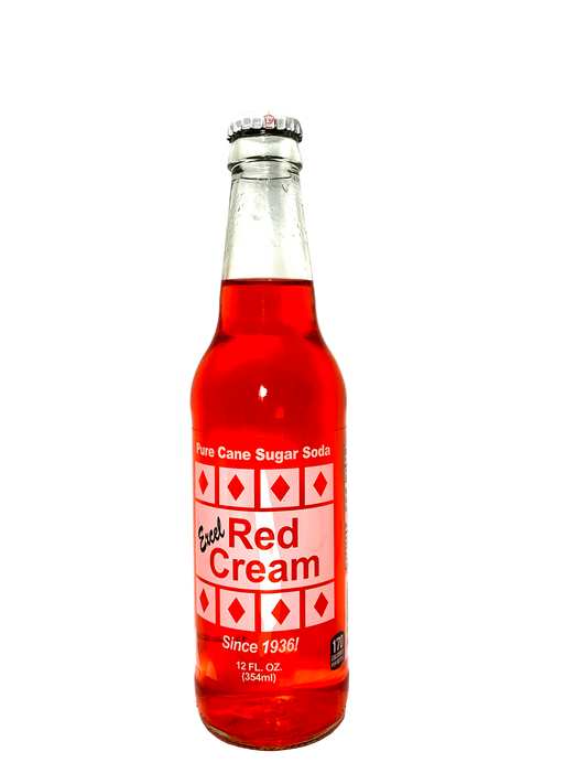 EXCEL RED CREAM SODA 24x12oz FROM THE MIDWEST WITH CANE SUGAR