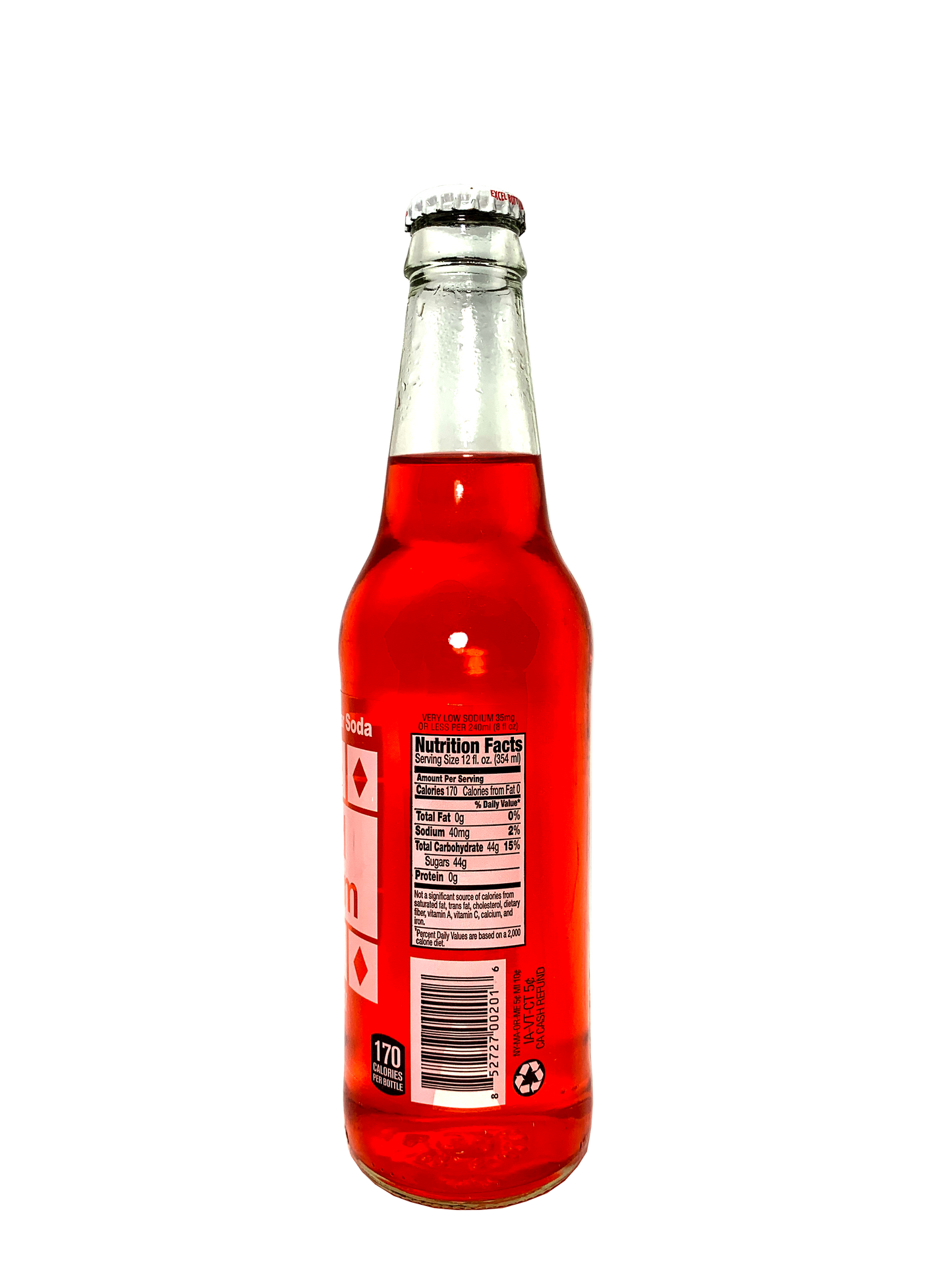 EXCEL RED CREAM SODA 24x12oz FROM THE MIDWEST WITH CANE SUGAR