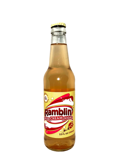 RAMBLIN' ROSE CREAM SODA LONGNECKS "it Could Put A Smile On An Ayatollah's Face!!" 24x12oz