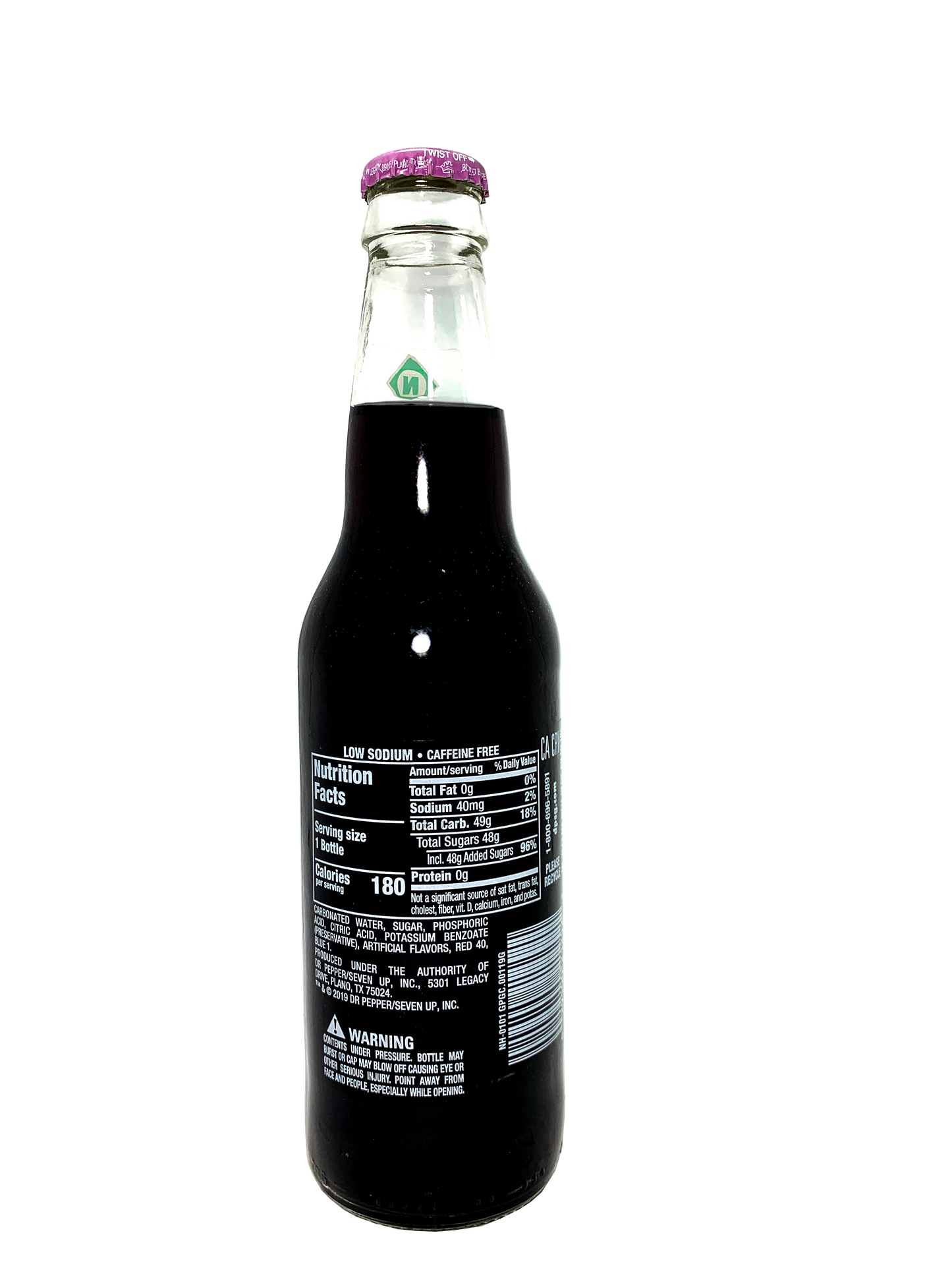 NEHI GRAPE LONGNECKS "Radar's choice... and he chooses Cane Sugar! 24x12oz