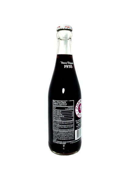 JOHNNIE RYAN GRAPE SODA DE RAISIN 6/4/12oz CANE SUGAR SODA FROM NIAGARA FALLS