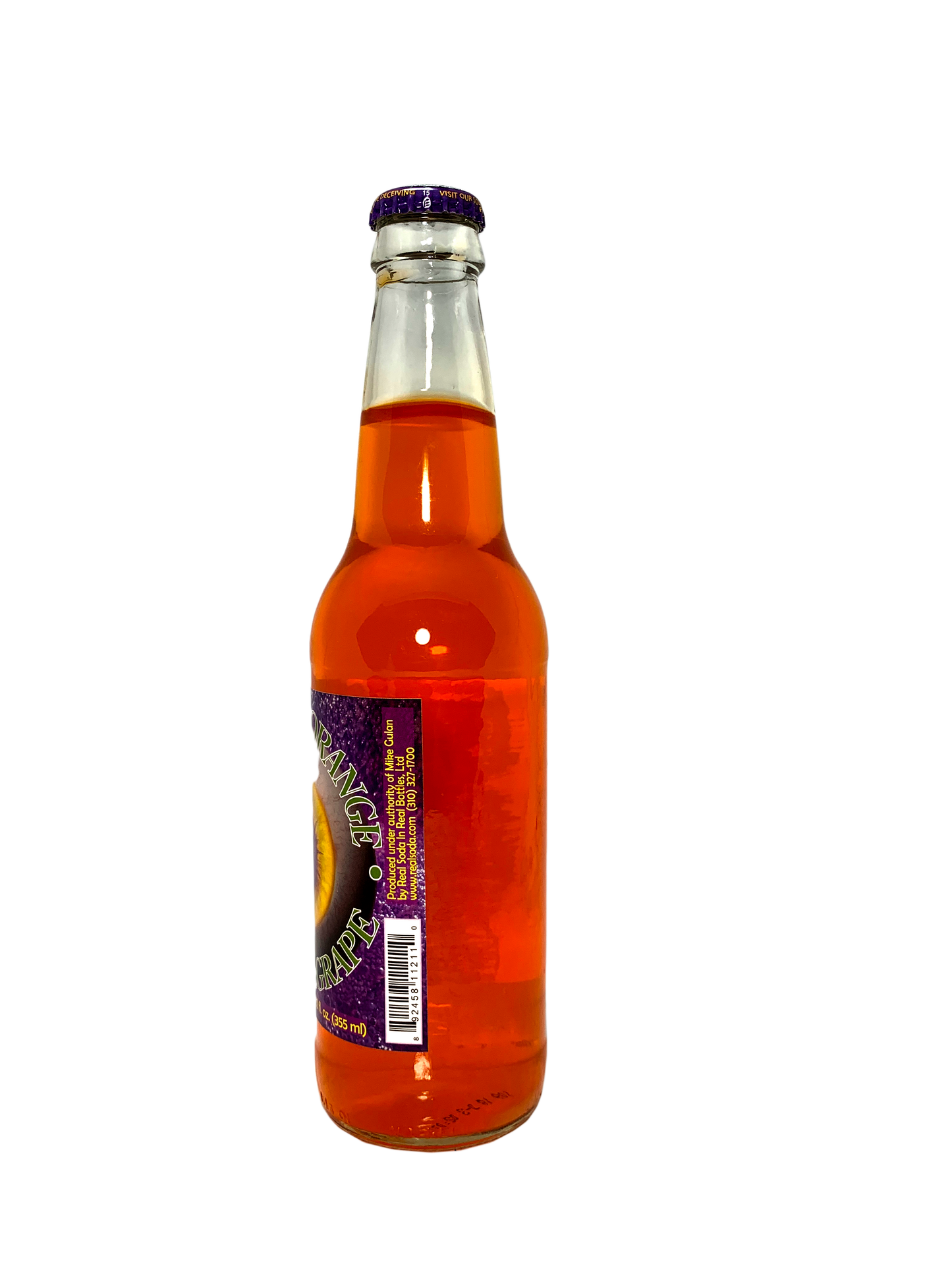 LOOKS LIKE ORANGE TASTES LIKE GRAPE 24/12oz LONGNECKS "Looks are deceiving; Taste Is King!