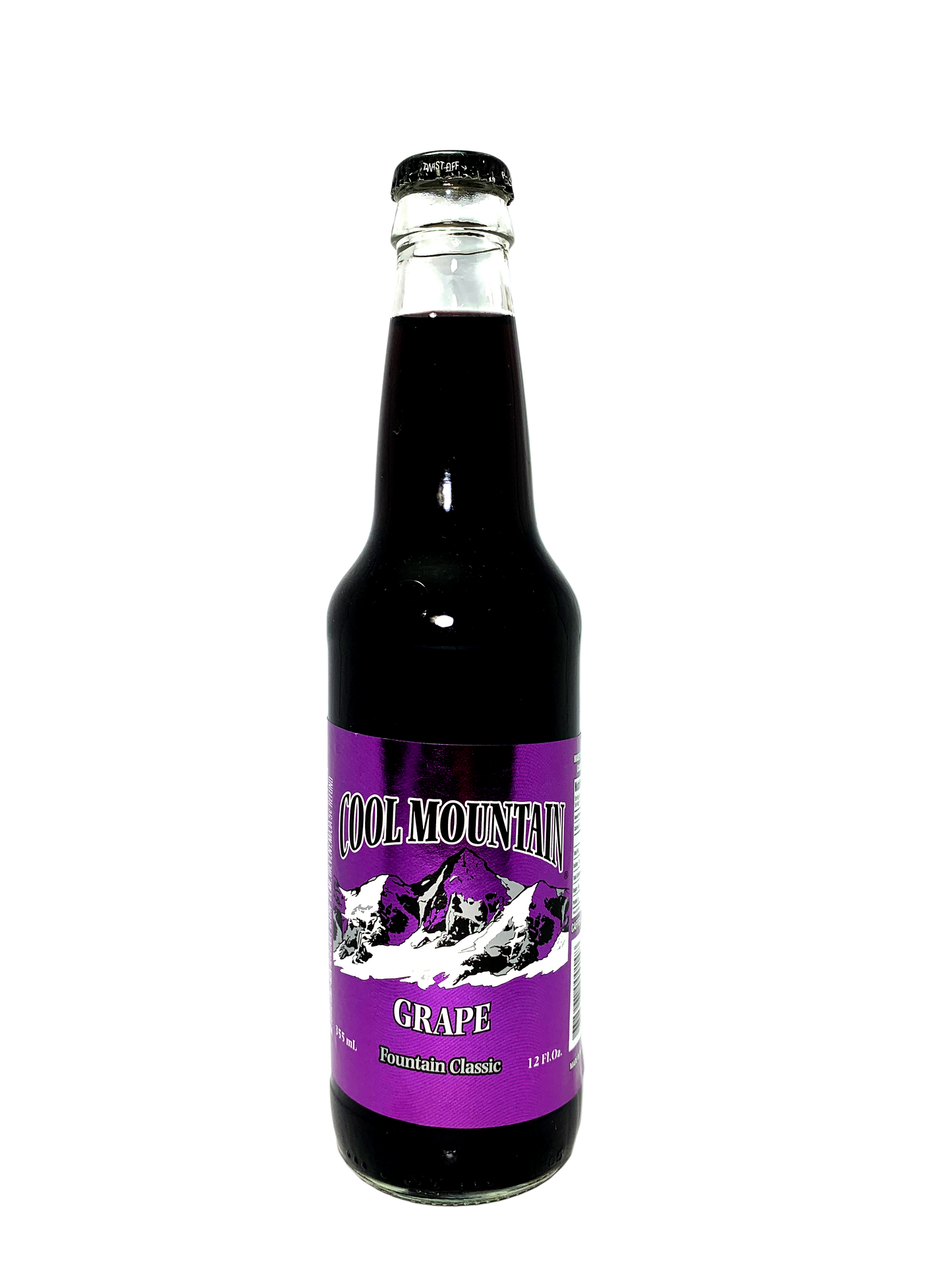 COOL MOUNTAIN GRAPE SODA "The Mountains Have The Most Divine Vines!"