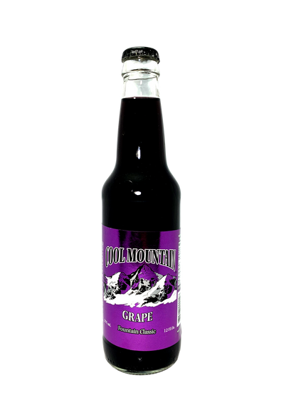 COOL MOUNTAIN GRAPE SODA "The Mountains Have The Most Divine Vines!"