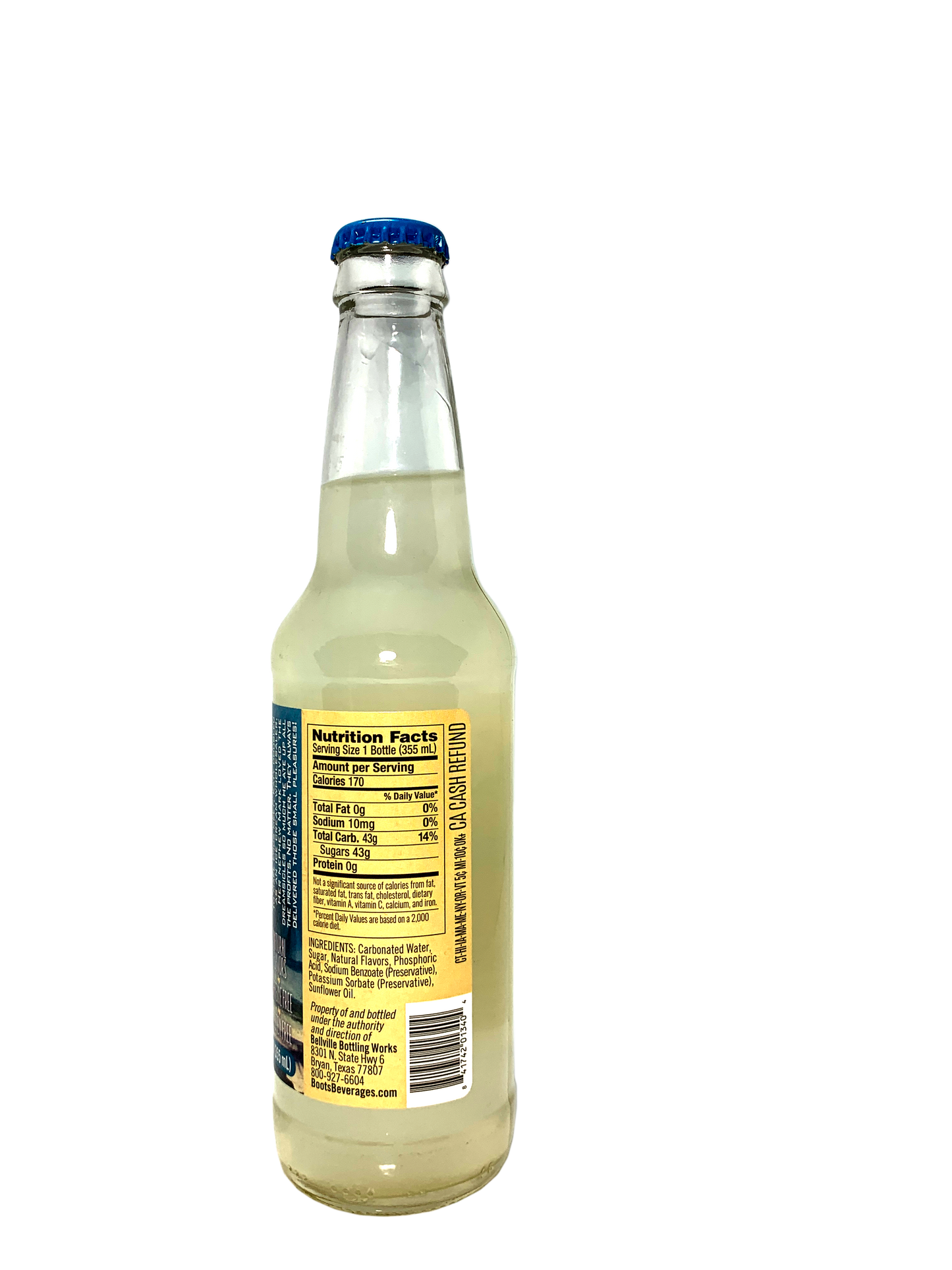 BOOTS COCONUT CREAM SODA 6x4x12oz "A Creamy Tropical Refreshing Sensation from Texas!"