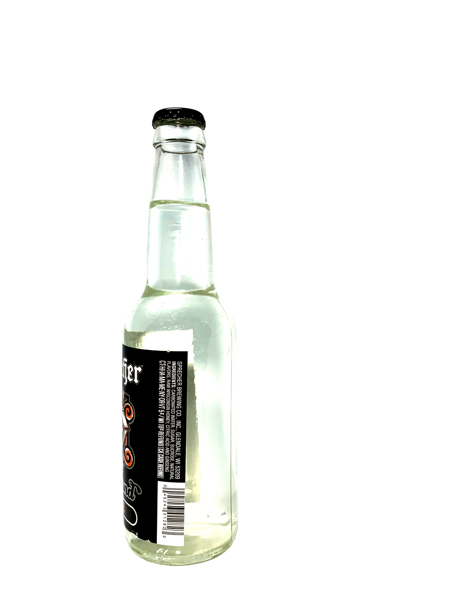 DIAMOND LYCHEE CLEAR CRAFT SODA FROM SPRECHER 6/4/12oz "With Raw Wisconsin Honey & Ginseng