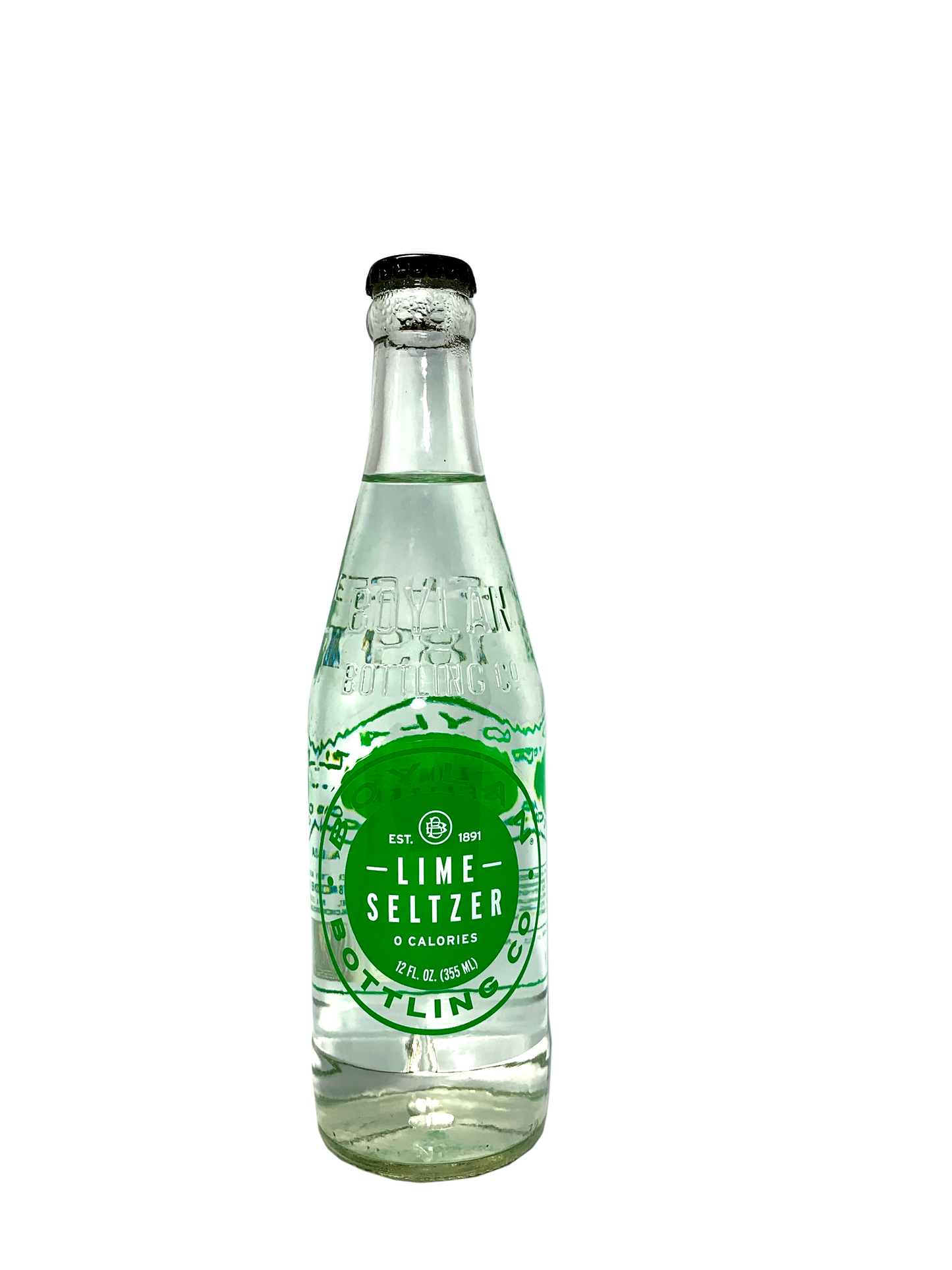 BOYLAN SELTZER LIME ESSENCE 6x4x12oz "Essence Of Lime Without Calories"