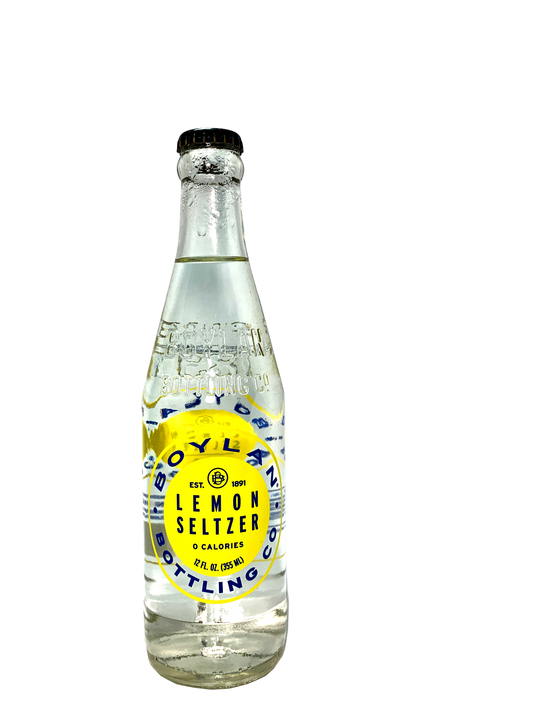 BOYLAN SELTZER LEMON ESSENCE 6x4x12oz Unsweetened and helps slake that summer thirst!