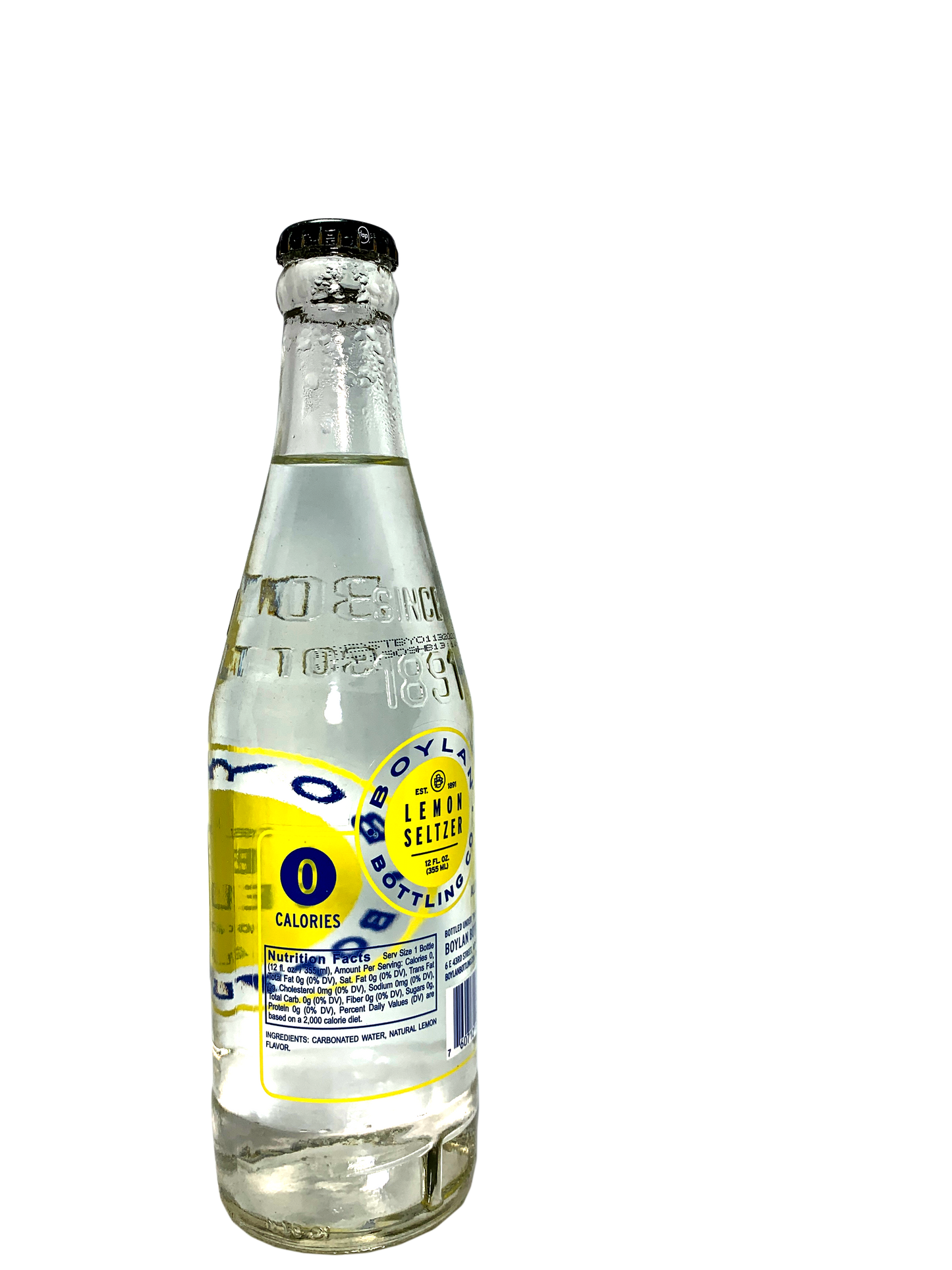 BOYLAN SELTZER LEMON ESSENCE 6x4x12oz Unsweetened and helps slake that summer thirst!