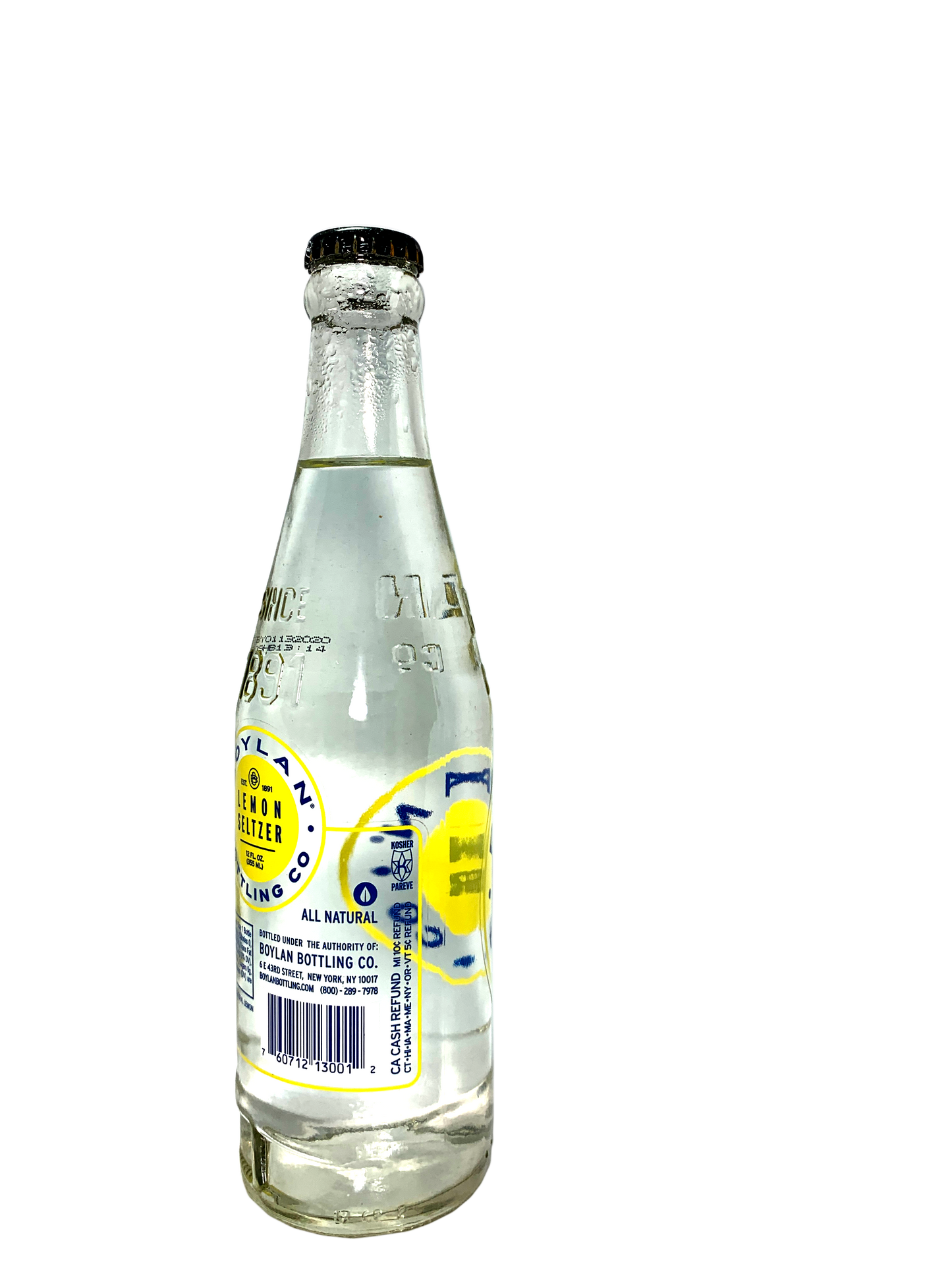 BOYLAN SELTZER LEMON ESSENCE 6x4x12oz Unsweetened and helps slake that summer thirst!