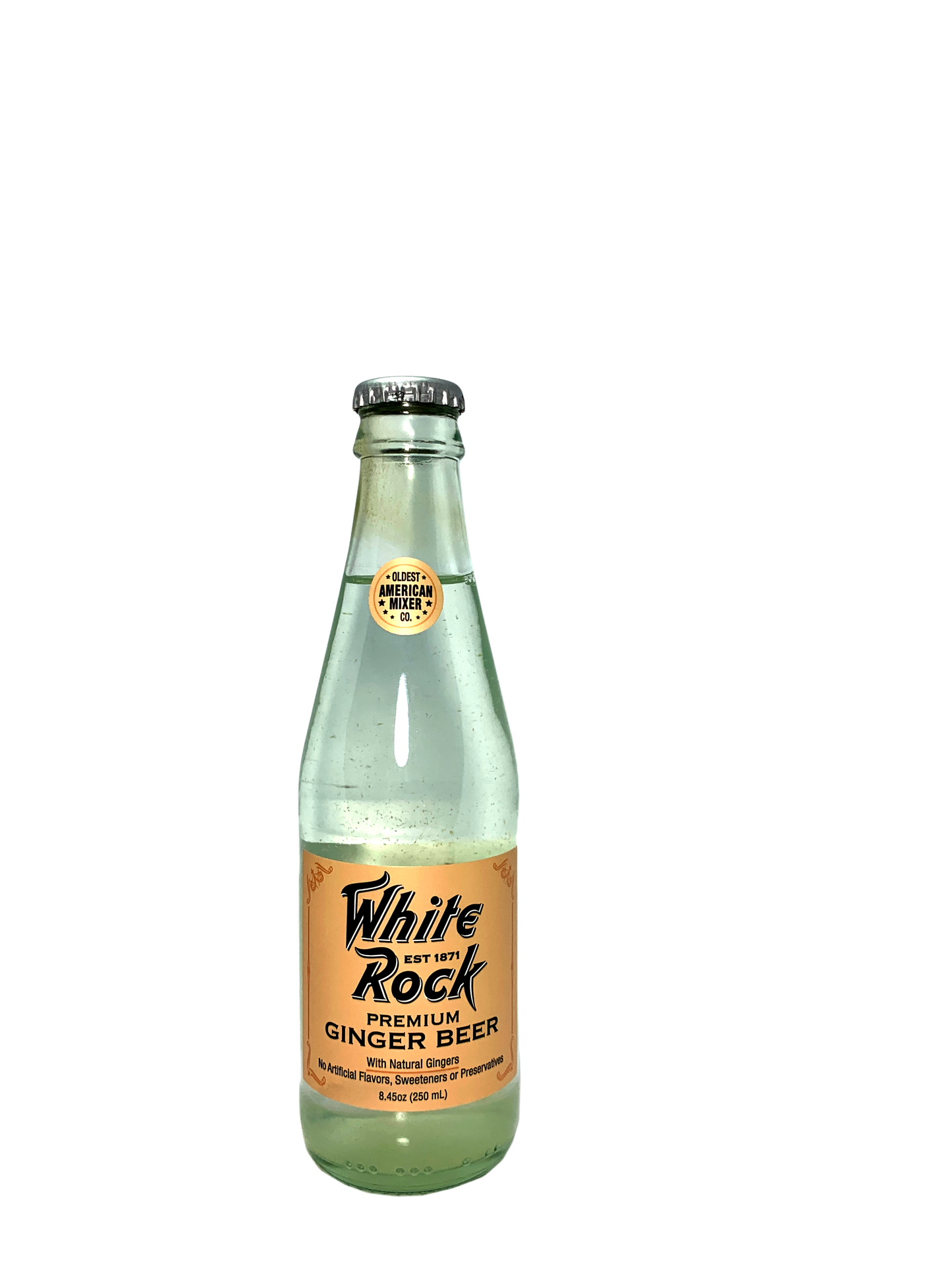 WHITE ROCK GINGER BEER 6/4/250ml since 1871 With Natural Gingers "Moscow Idaho Mixer"