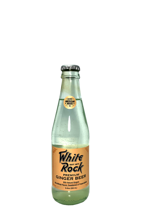 WHITE ROCK GINGER BEER 6/4/250ml since 1871 With Natural Gingers "Moscow Idaho Mixer"