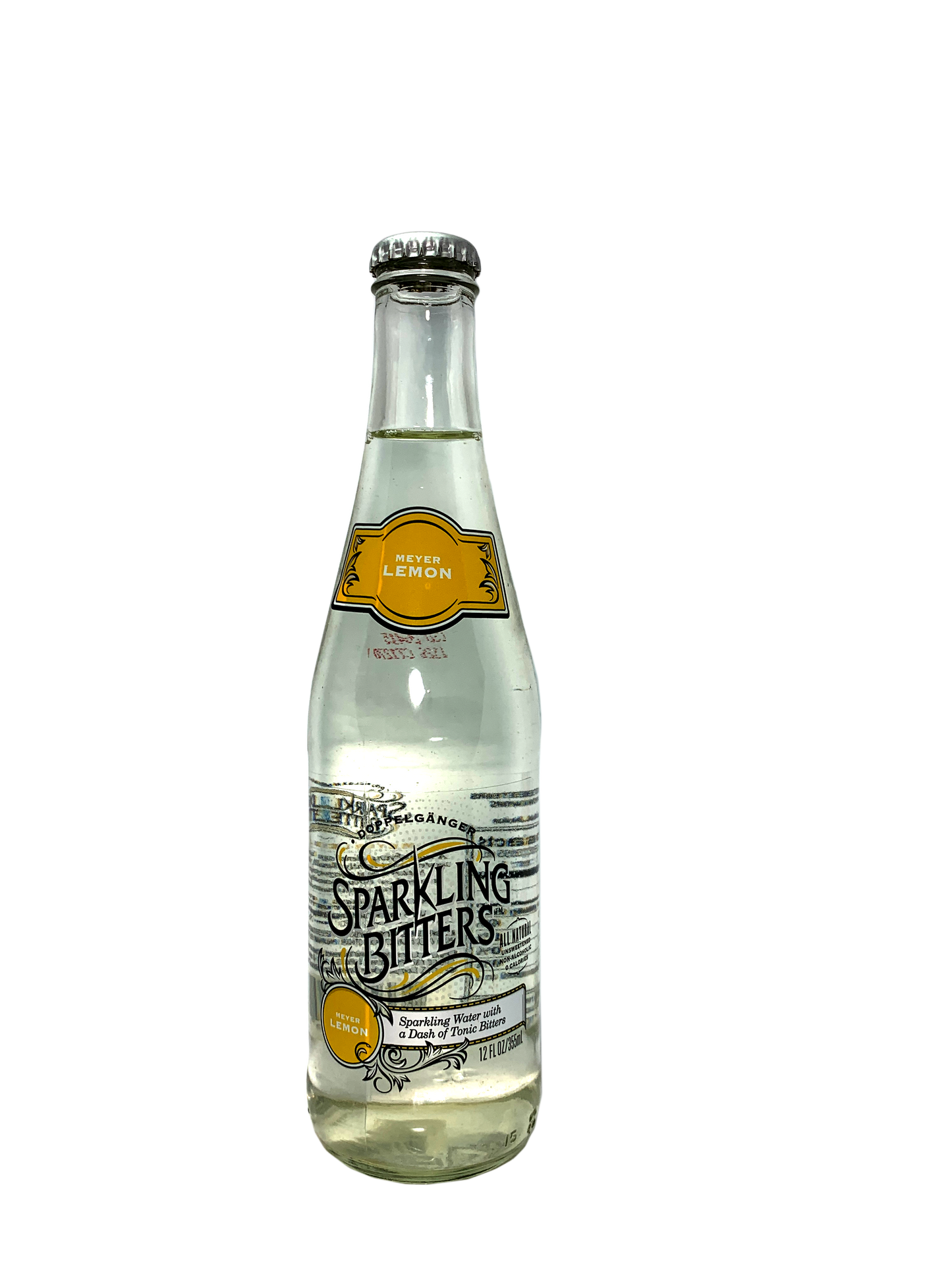 SPARKLING BITTERS MEYER LEMON 24x12oz No Sweeteners "Real Lemon Aroma"