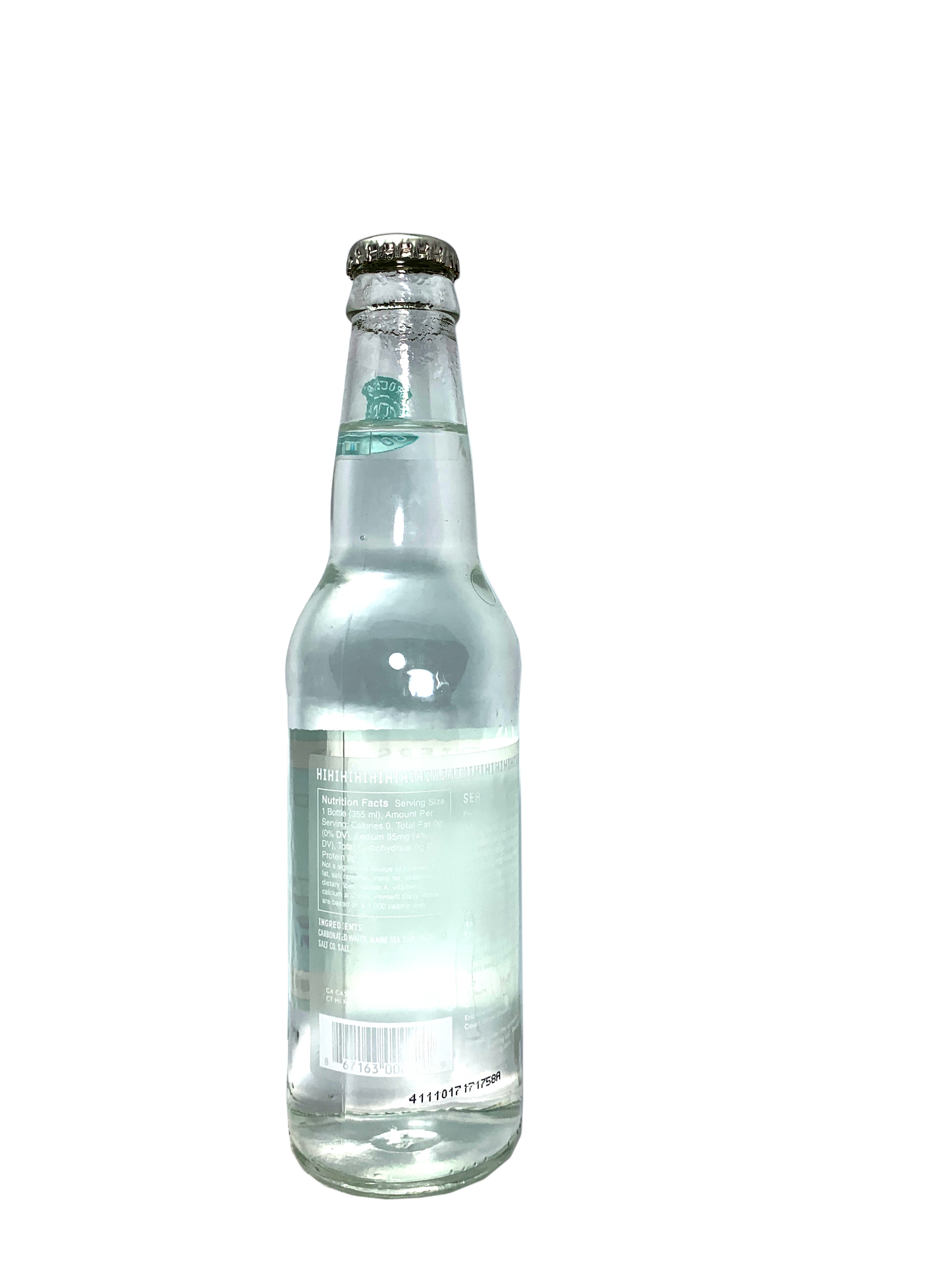 GROCERS SEA TO SEA CLUB SODA 24x12oz With East & West Coast Sea Salt OREGON/MAINE