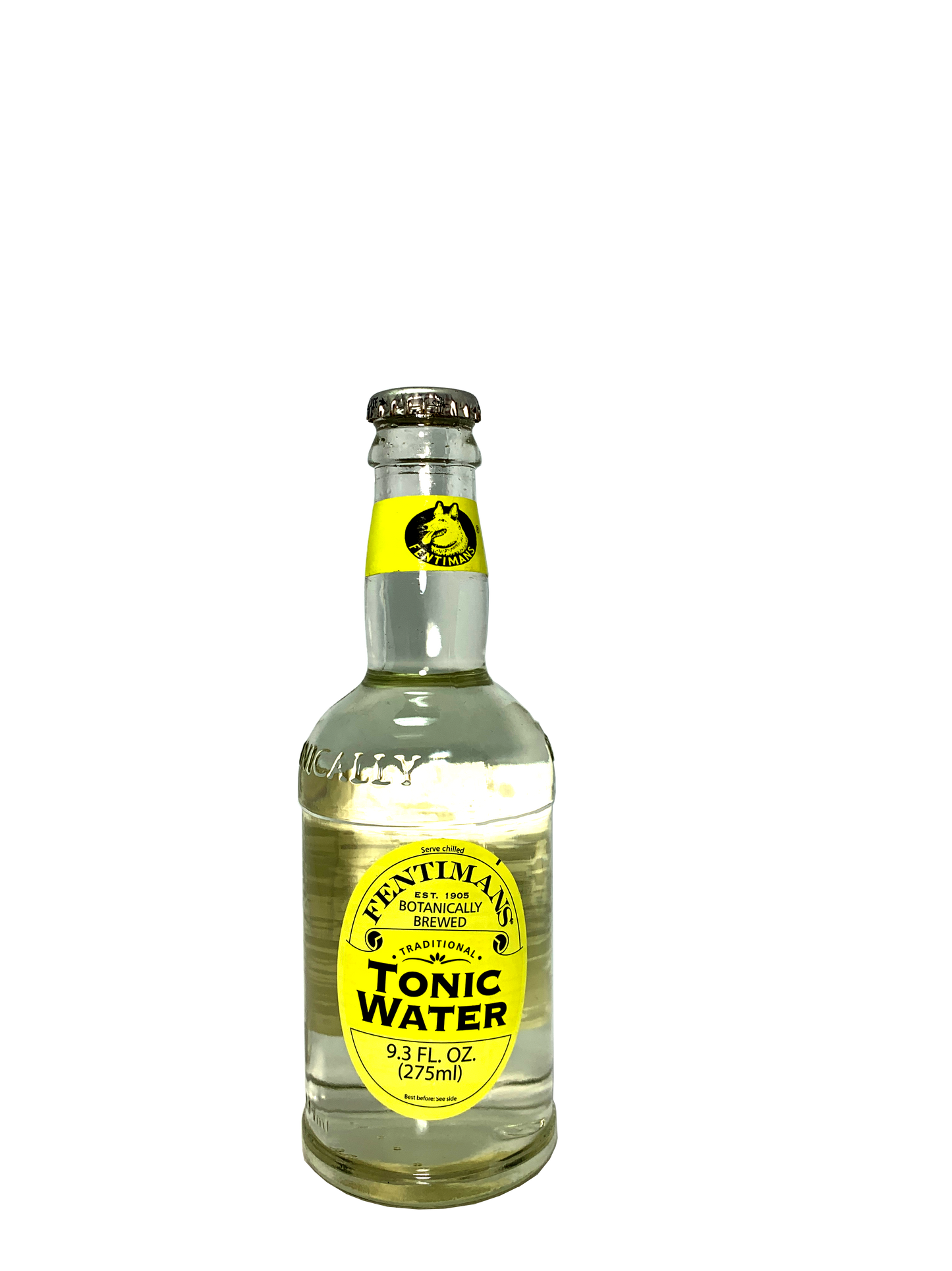 FENTIMANS TONIC WATER 200ml pub bottles 6x4x200ml "With Real Quinine"