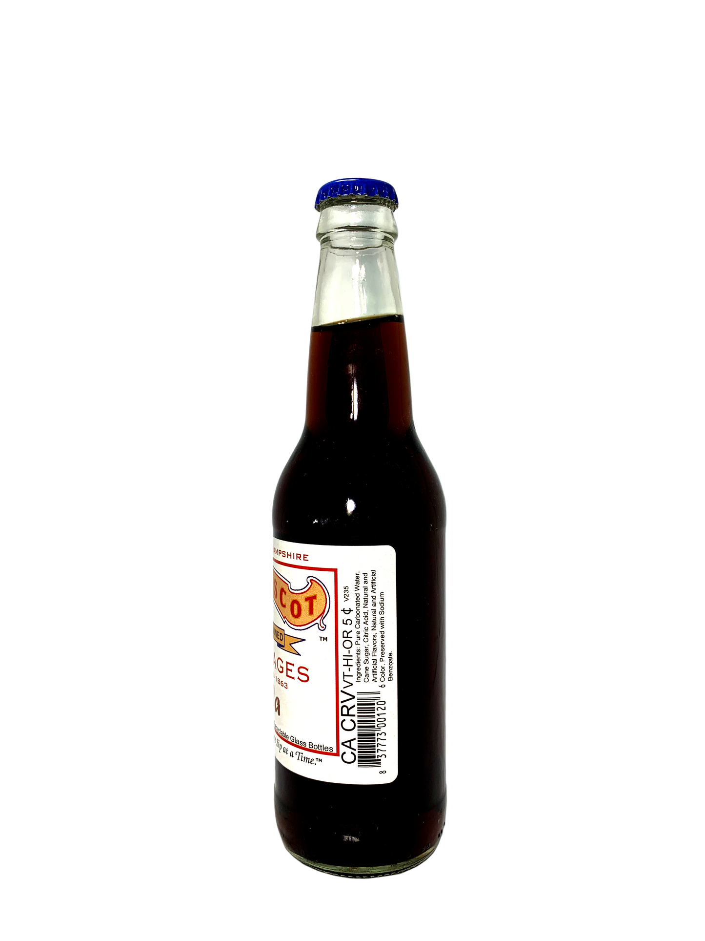 SQUAMSCOT DIET COLA FROM NEW HAMPSHIRE 24x12oz "Live Free Or Diet"