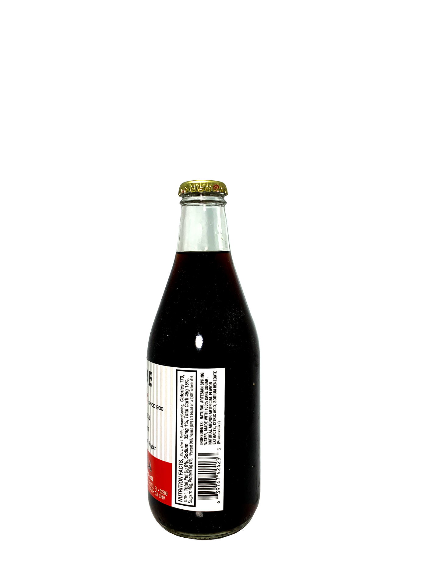 EMPIRE BOTTLING WORKS COLA sweetened with cane sugar 24/12oz from Rhode Island