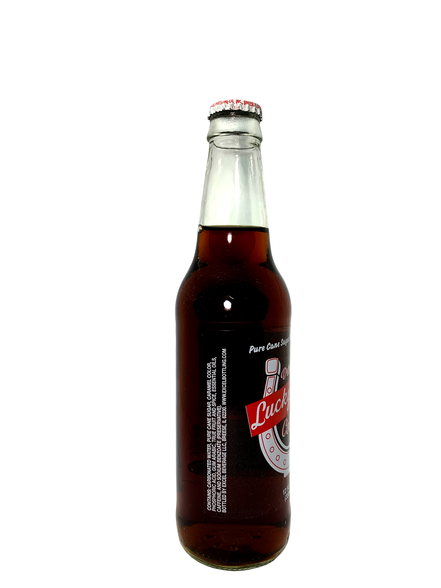 LUCKY CLUB COLA 24x12oz WITH CANE SUGAR "You're Lucky If You're In This Club!"