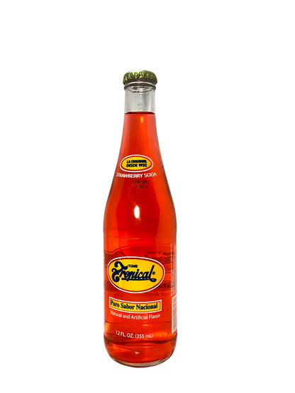 TROPICAL FRESA ECUADORIAN STRAWBERRY SODA 24x12oz "Cool Refreshment At The Equator"