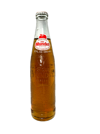 SIDRAL MUNDET APPLE SODA 24x12oz "The Famous Apple Soda Of Mexico"