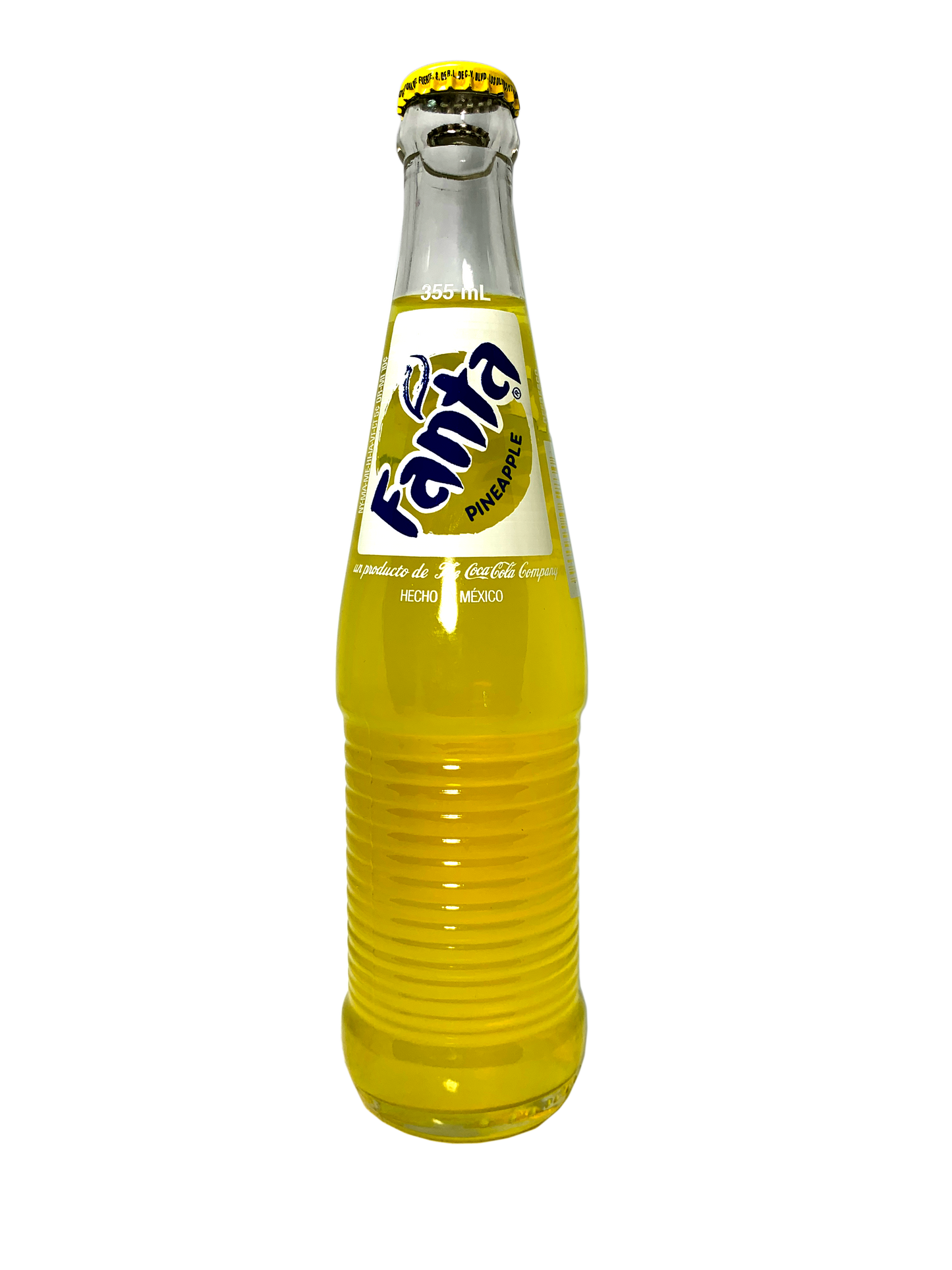 PLASTIC FANTA PINEAPPLE 24x20oz drastic plastic bottles "So Much Better if in Glass!"