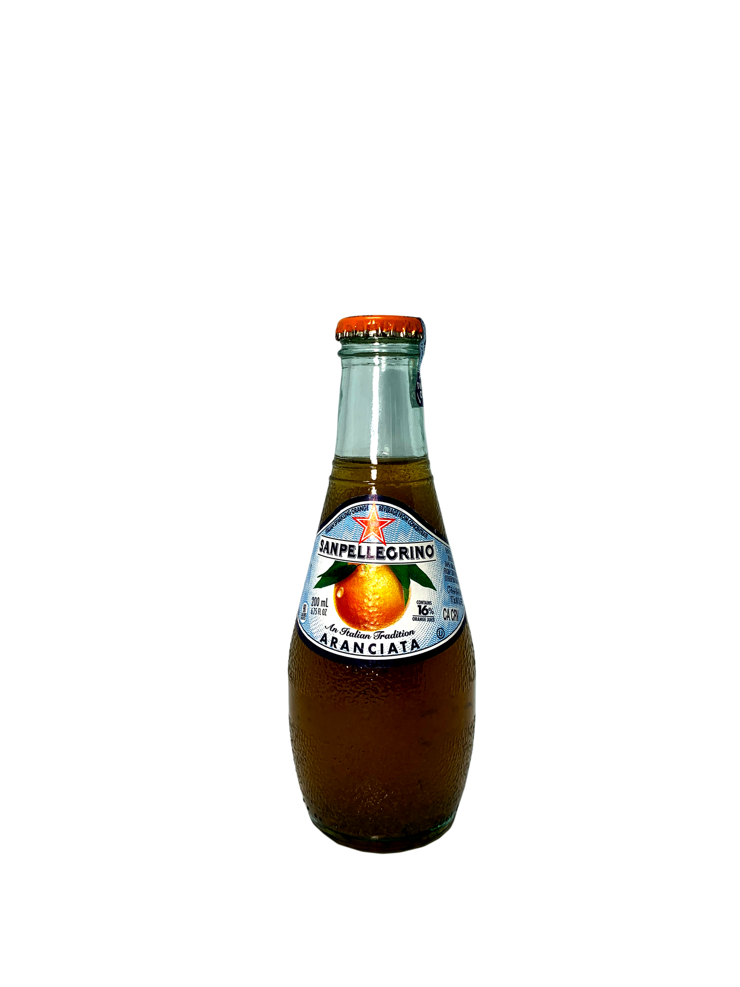 SAN PELLEGRINO LIMONATA GLASS 200ml ORGANIC bitter lemon soda light bulb bottle 6x4x200ml