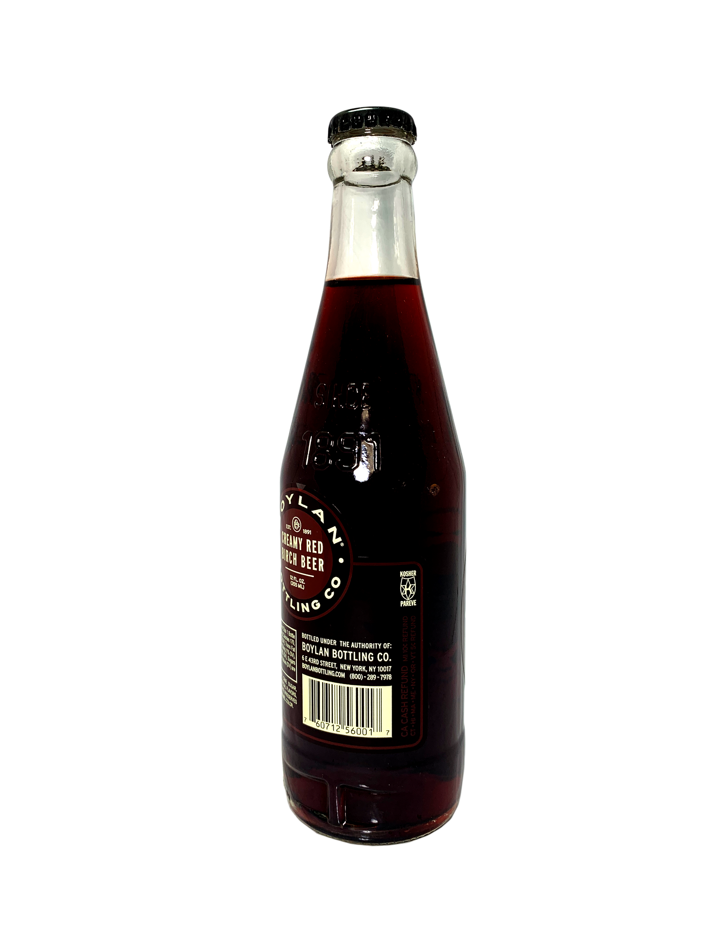 BOYLAN CREAMY RED BIRCH BEER 24x12oz "So Red, So Creamy"