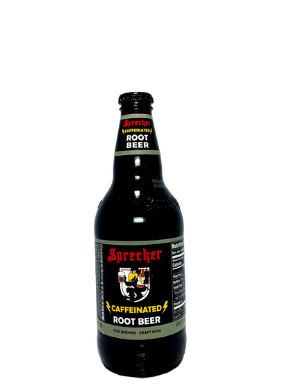 SPRECHER CAFFEINATED ROOT BEER 6x4x16oz "Foam With A Bang!!"