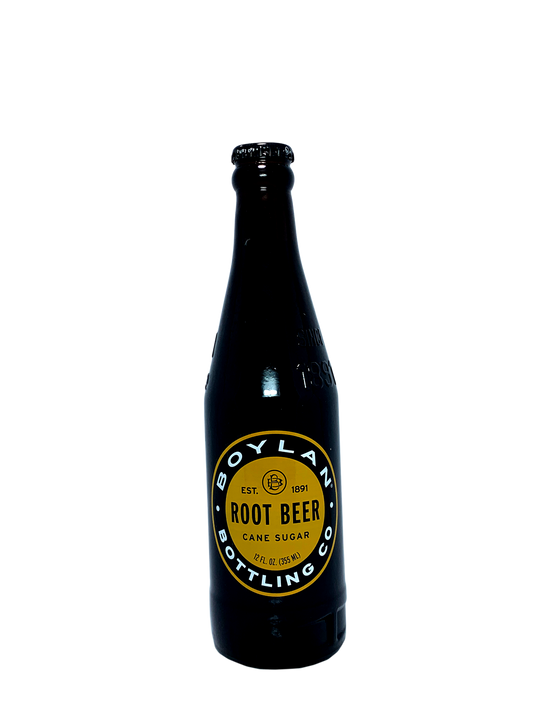 BOYLAN ROOT BEER 24x12oz Cane Sugar Root Beer In A Brown Longneck Bottle