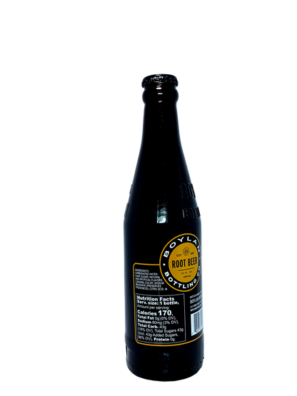 BOYLAN ROOT BEER 24x12oz Cane Sugar Root Beer In A Brown Longneck Bottle