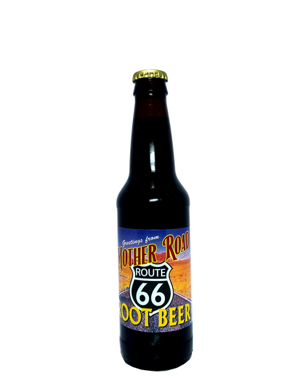 MOTHER ROAD ROUTE 66 ROOT BEER 24/12oz "Foamy Goodness From The Mother Road"