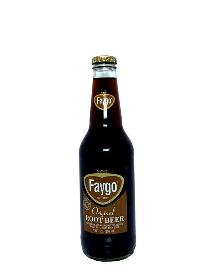 FAYGO ROOT BEER 4/6/12oz FROM DETROIT "Real Michigan Roots"