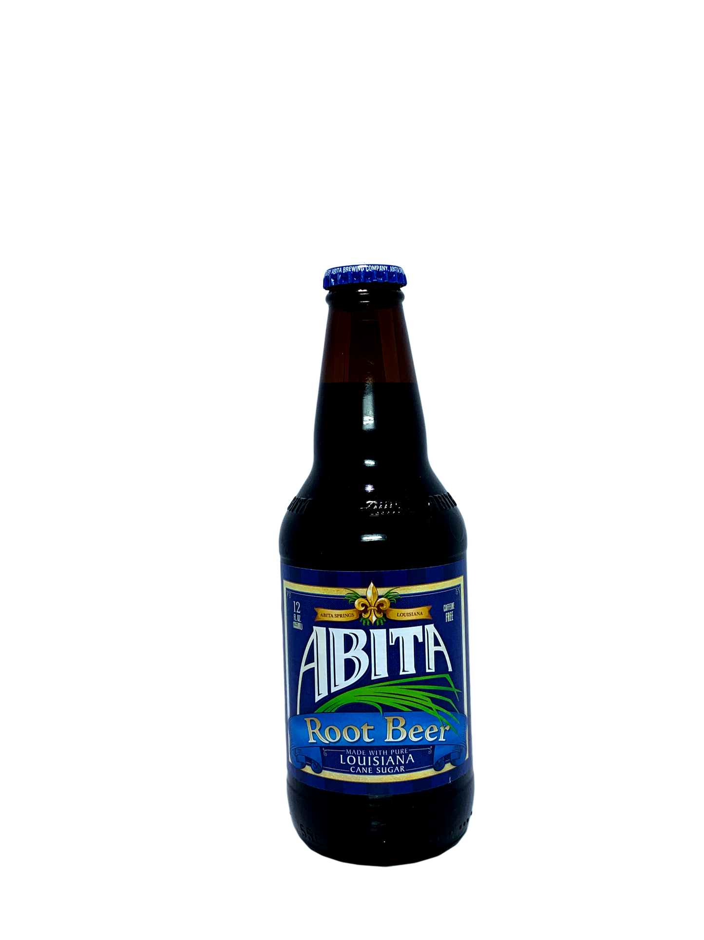 ABITA  ROOT BEER OF LOUISIANA w/cane sugar "A Cajun Brew For You"