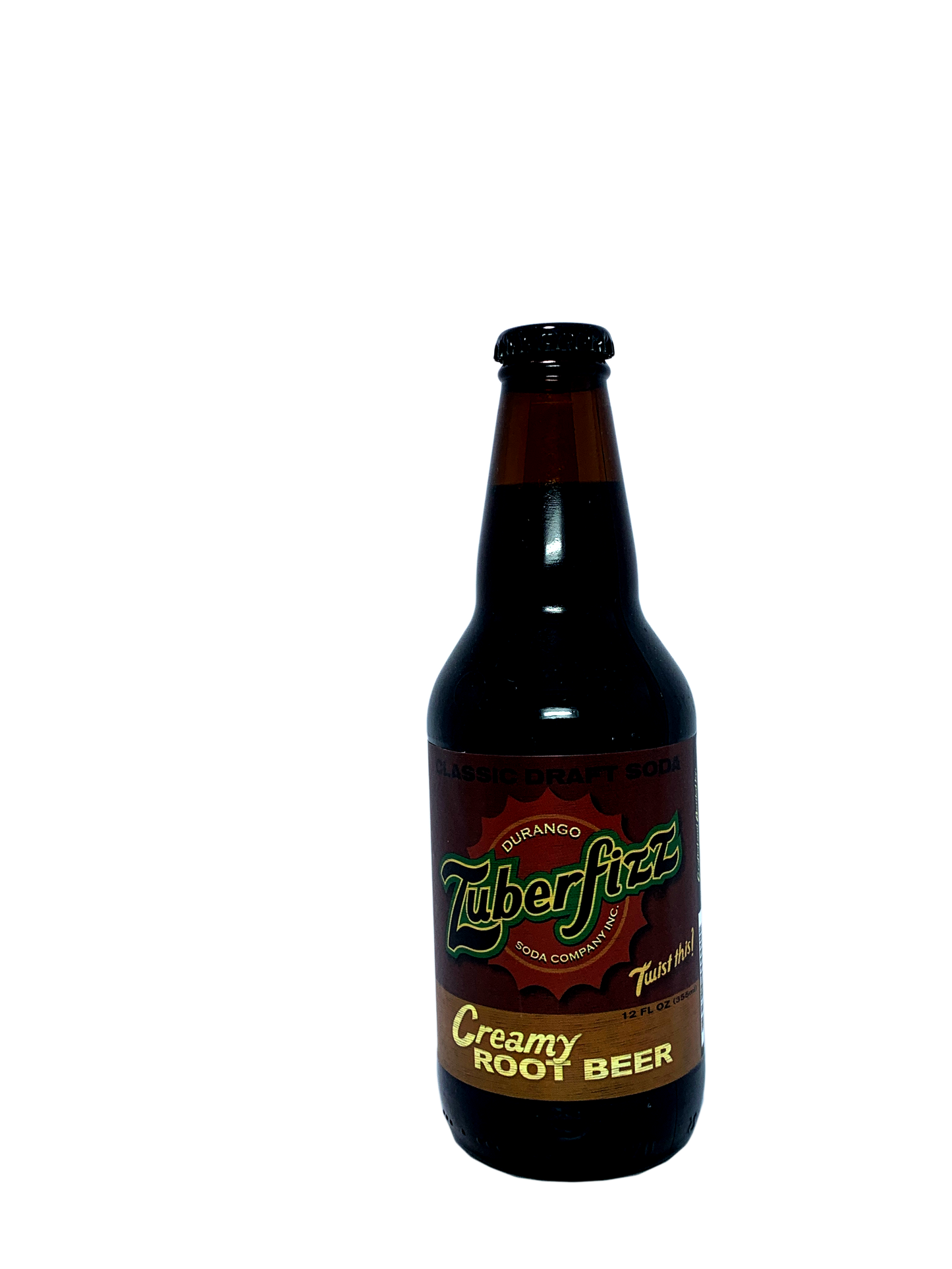 ZUBERFIZZ ROOT BEER FROM DURANGO COLORADO 24/12oz "Root Beer From Four Corners!"