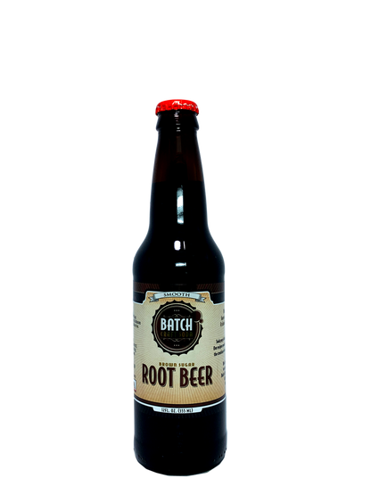 BATCH ROOT BEER 24x12oz "Batch Brown Sugar Root Beer In Bottles! Get Batched Today!"