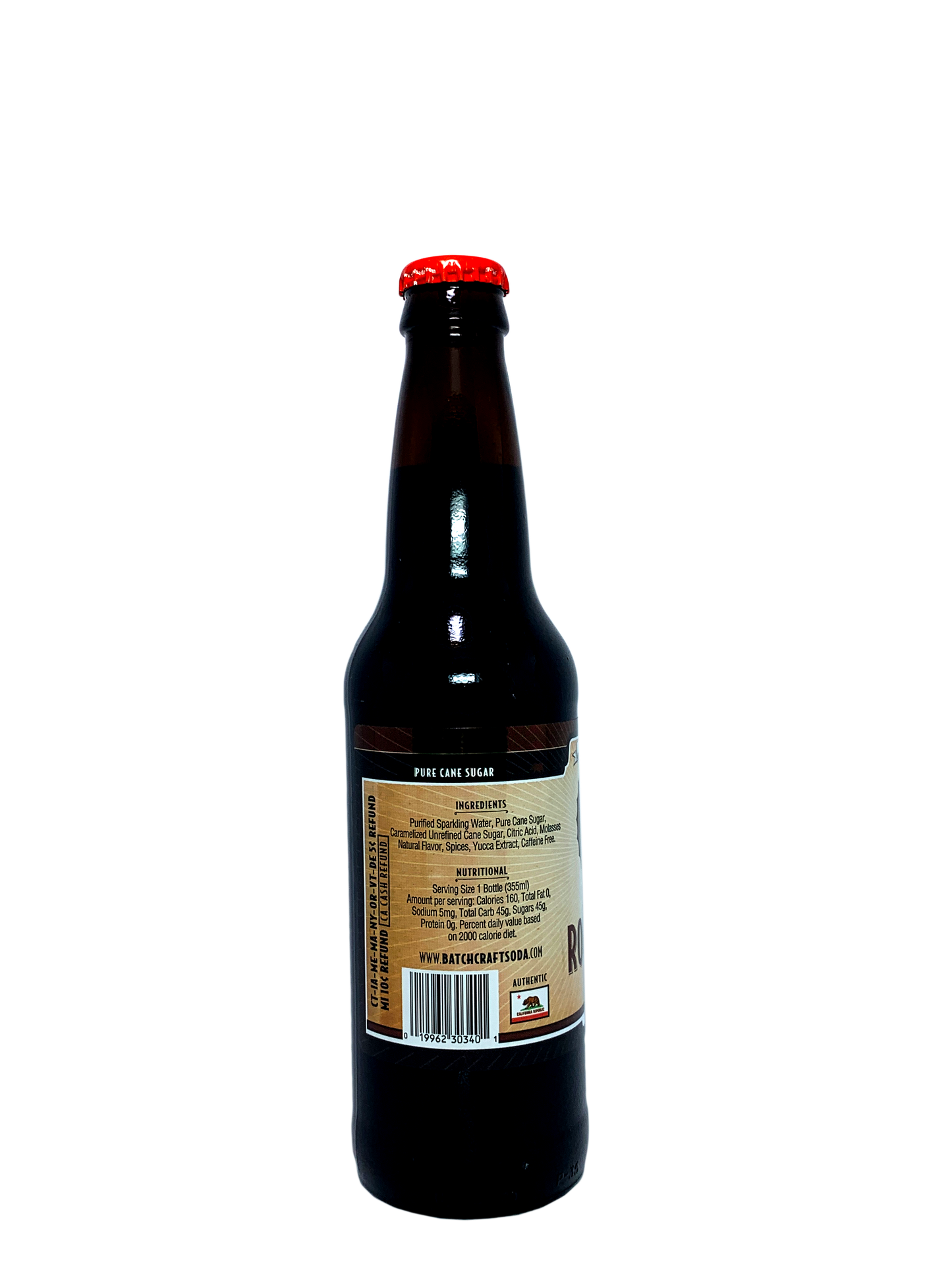 BATCH ROOT BEER 24x12oz "Batch Brown Sugar Root Beer In Bottles! Get Batched Today!"