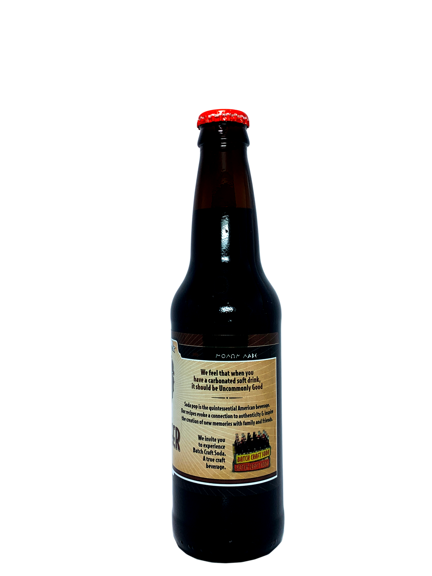 BATCH ROOT BEER 24x12oz "Batch Brown Sugar Root Beer In Bottles! Get Batched Today!"