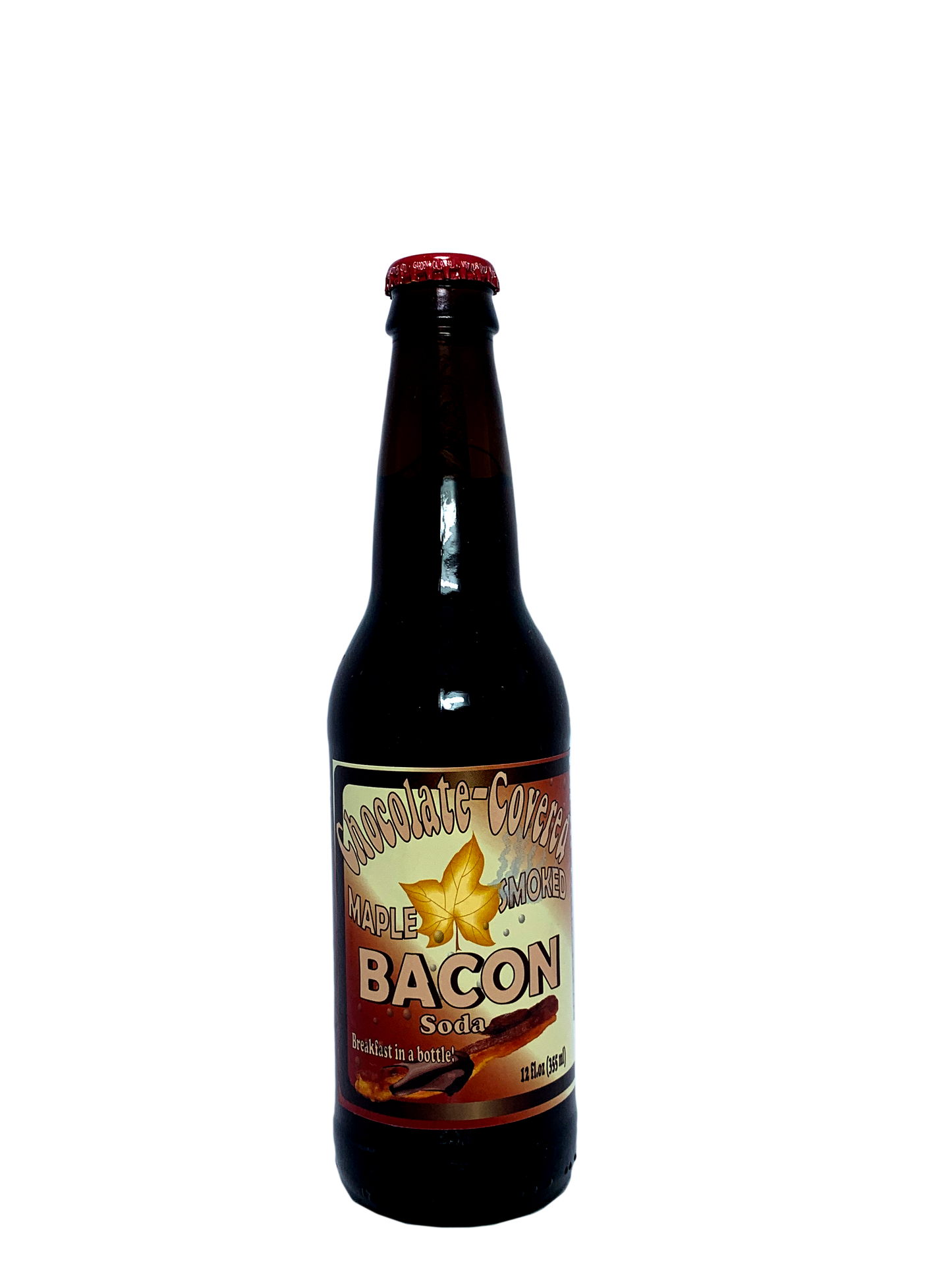 CHOCOLATE COVERED MAPLE SMOKED BACON SODA 24x12oz "Foodie's Favorite!"