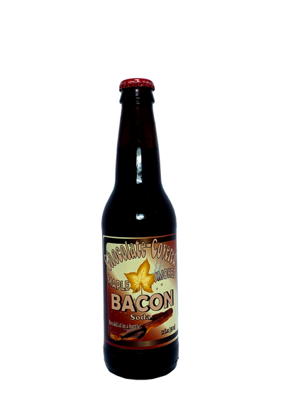 CHOCOLATE COVERED MAPLE SMOKED BACON SODA 24x12oz "Foodie's Favorite!"