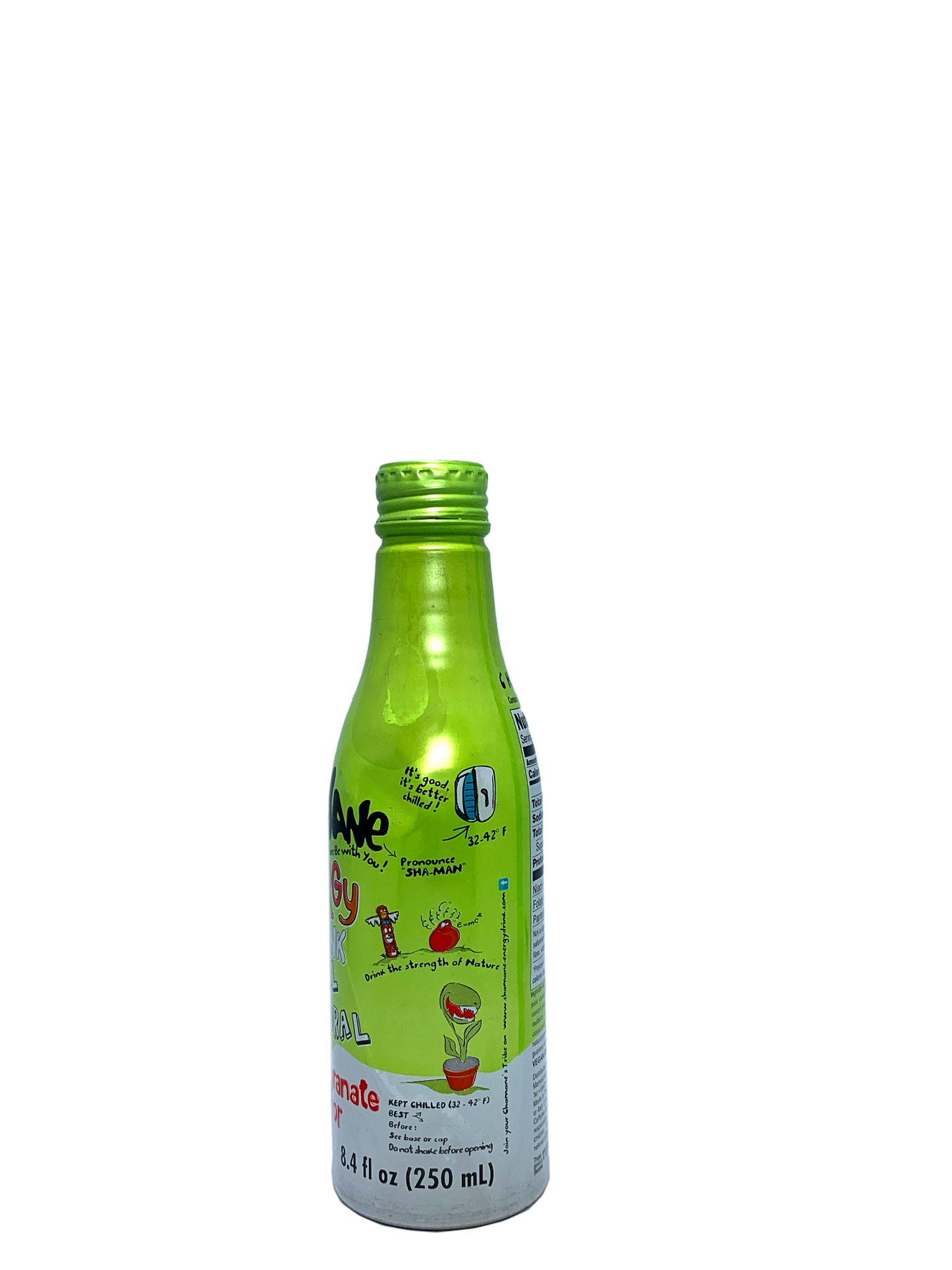 CHAMANE POMEGRANATE ENERGY DRINK IN BottleCans FROM EUROPE 12x250ml