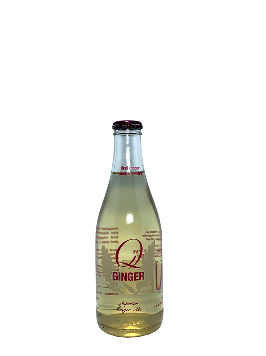 Q GINGER ALE 24x8oz LOOSE Sweetened With Agave Nectar