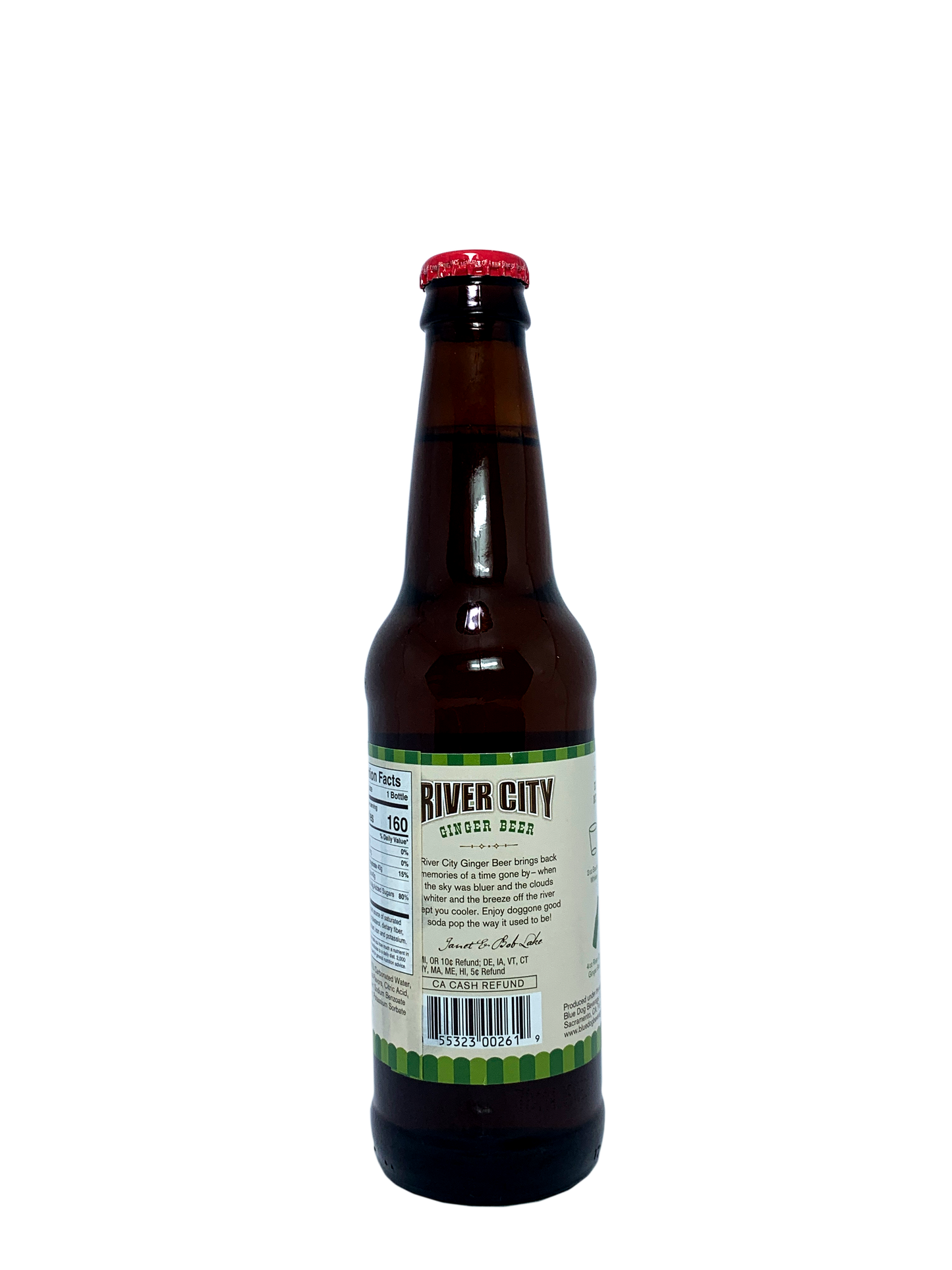 RIVER CITY GINGER BEER 24x12oz "For A Dog Gone Good Sacramento Mule!"