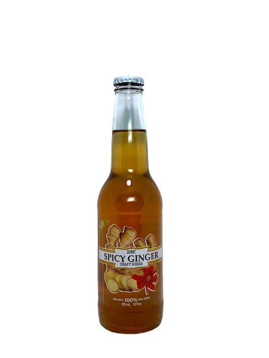 WBC 16oz GINGER SPICY SODA 24/16oz "A Big WBC!"