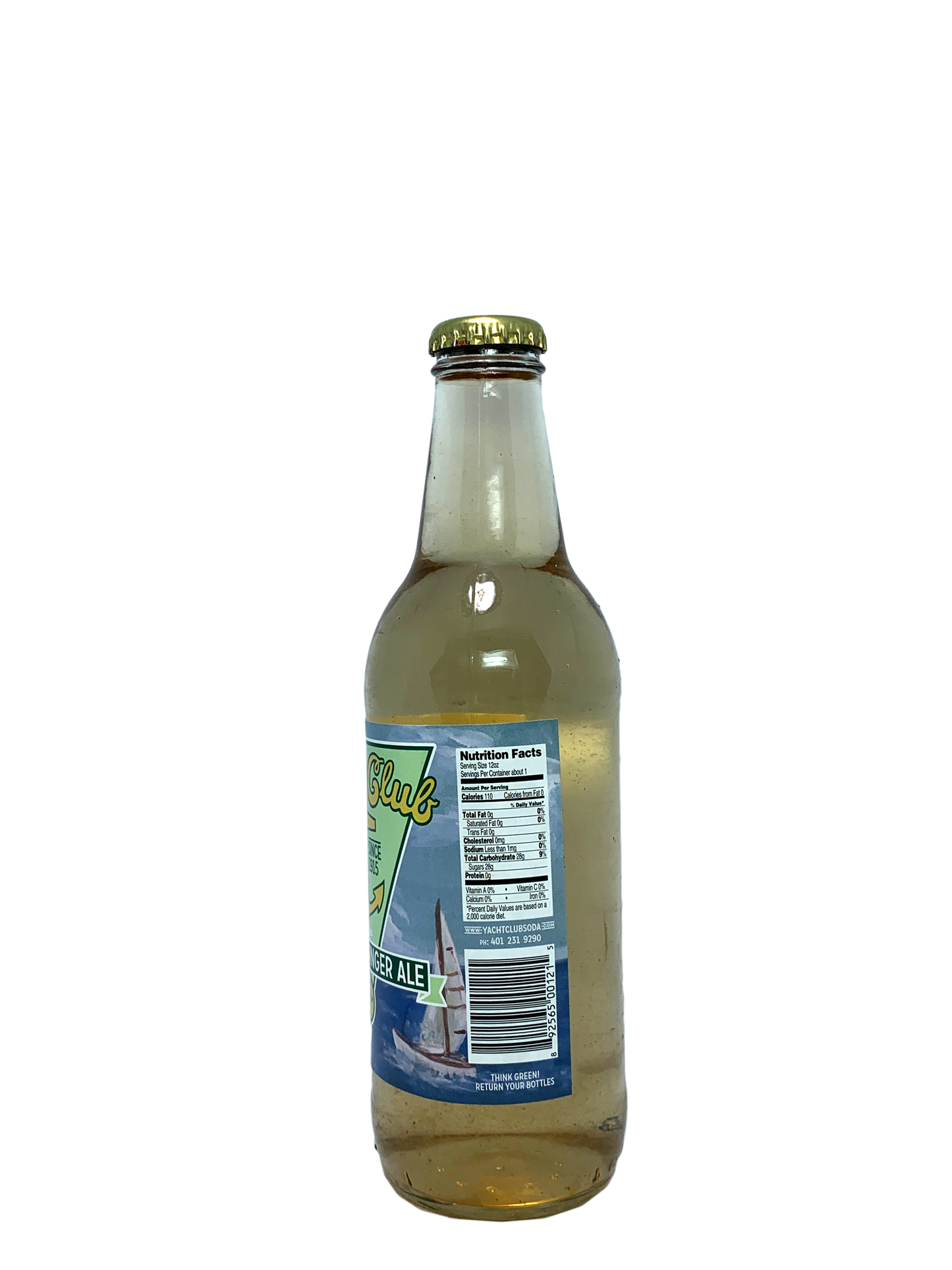 YACHT CLUB DIET GINGER ALE 24/12oz "Mix Low Cal Drinks On Your Yacht"