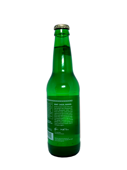 GROCERS WHAT CHEER American Pale Dry Ginger Ale 24x12oz It's Natural!  It's Spicy & Gingy!